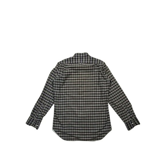 Thom Browne (4/L) Plaid L/S Button up Shirt - Purple/Grey USA Essential - Picture 6 of 6